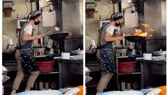 炒鱔魚邊跳華麗恰恰　超狂阿姨神到了