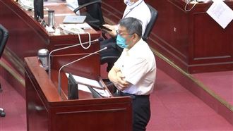 消費蔡炳坤中風？柯文哲：我對天發誓