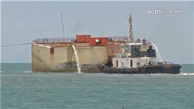 三接沉箱傳混泥土剝落　中油措施修復