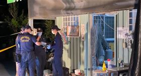 南投草屯，康建生技，槍擊，農舍，辦公室，公司門禁，槍手，員工(圖／翻攝畫面)