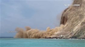昨才噴滾燙泥漿！龜山島龜首「土石崩塌」　遊客驚：超可怕