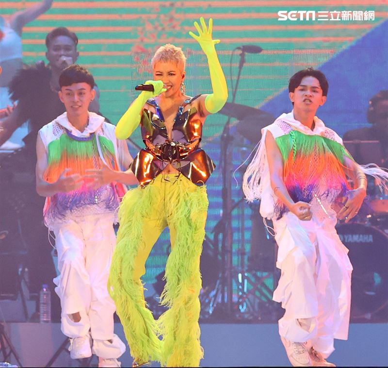 A-Lin「A-LINK with PASSENGERS」演唱會DAY1台北小巨蛋開唱。（記者邱榮吉/攝影）