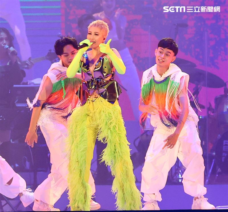 A-Lin「A-LINK with PASSENGERS」演唱會DAY1台北小巨蛋開唱。（記者邱榮吉/攝影）