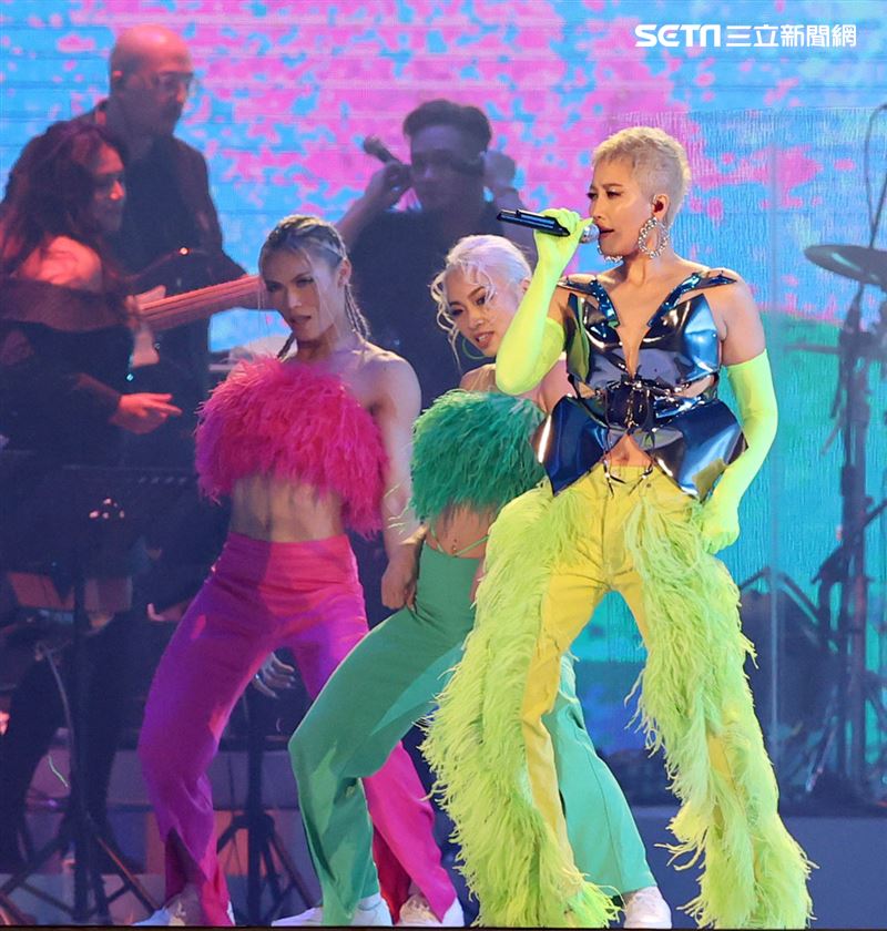 A-Lin「A-LINK with PASSENGERS」演唱會DAY1台北小巨蛋開唱。（記者邱榮吉/攝影）