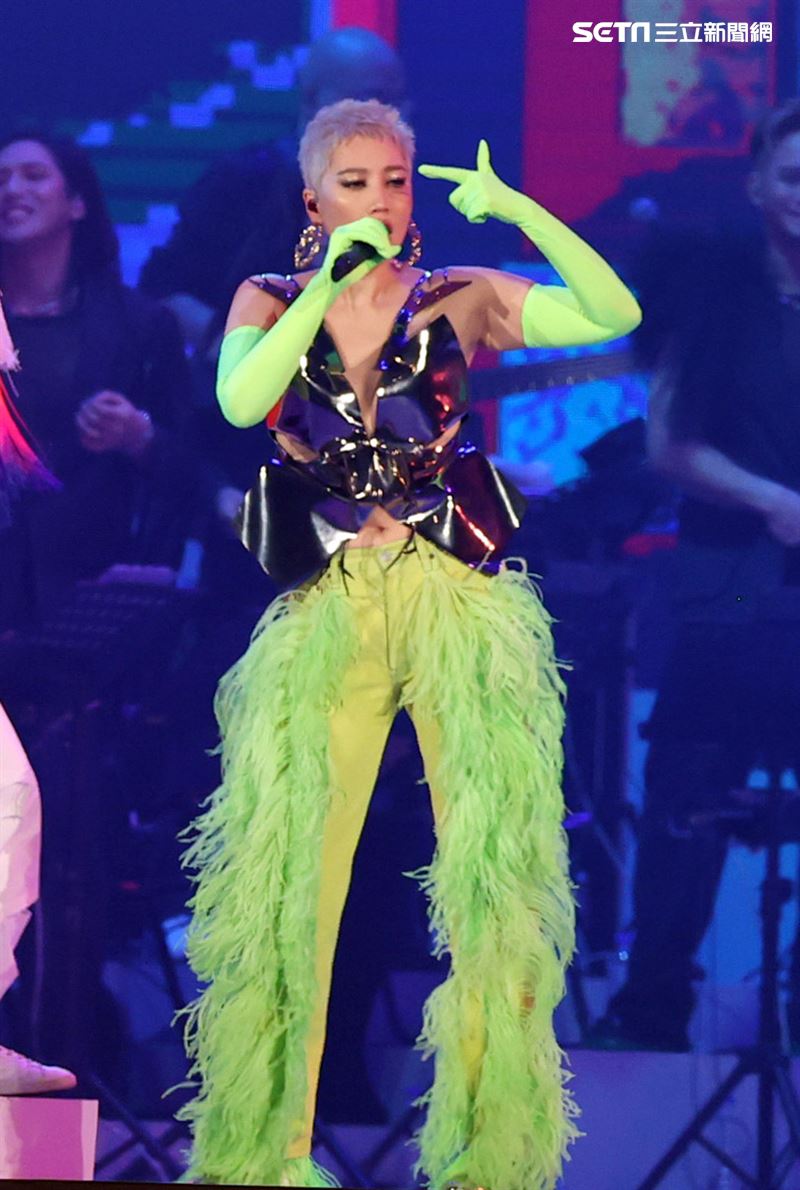 A-Lin「A-LINK with PASSENGERS」演唱會DAY1台北小巨蛋開唱。（記者邱榮吉/攝影）