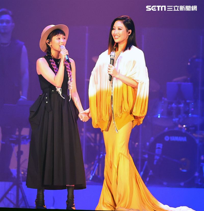 A-Lin「A-LINK with PASSENGERS」演唱會DAY1，特別來賓王淨。（記者邱榮吉/攝影）