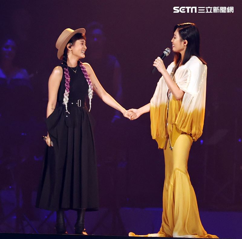 A-Lin「A-LINK with PASSENGERS」演唱會DAY1，特別來賓王淨。（記者邱榮吉/攝影）