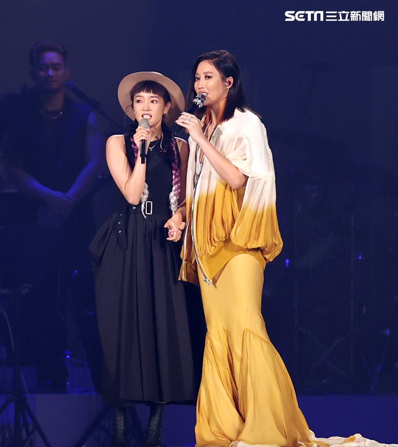 A-Lin「A-LINK with PASSENGERS」演唱會DAY1，特別來賓王淨。（記者邱榮吉/攝影）