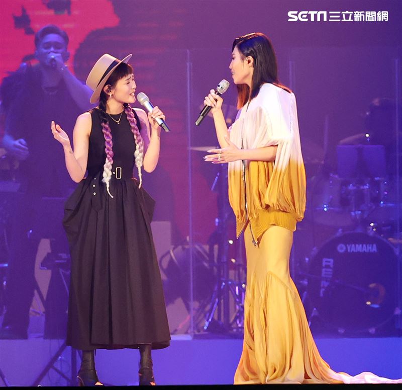 A-Lin「A-LINK with PASSENGERS」演唱會DAY1，特別來賓王淨。（記者邱榮吉/攝影）