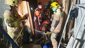 台南,工安意外,跌落,坑洞,施工,工人,搶救