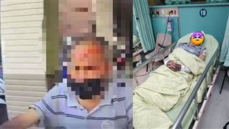 高雄翁遭陌生醉漢無故狂毆　受傷倒地