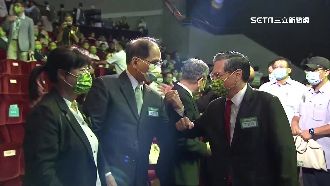 最強抬轎！陳建仁、陳時中全代會相會