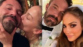 珍妮佛羅培茲與班艾佛列克，恢復單身後正式結為夫妻。（圖／翻攝自jlo IG）