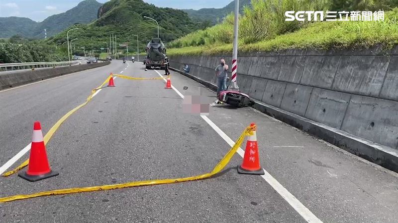 濱海公路死亡車禍　水泥車輾斃女騎士