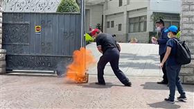 康建生技，草屯，案發第五天舉辦法會，灑淨，煮油鼎，煮油淨厝 (圖／翻攝畫面)