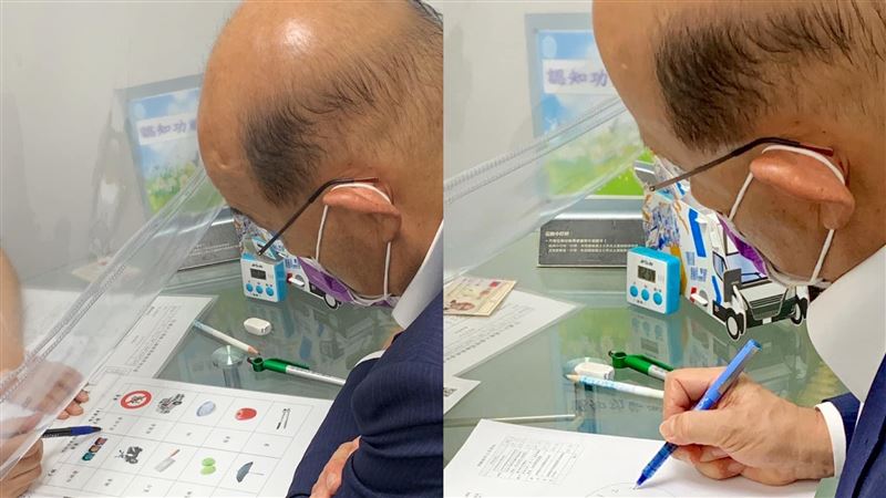 做認知測驗　蘇揆：還好不是畫陳時中