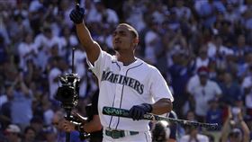 ▲水手新秀羅德里奎茲（Julio Rodriguez）全壘打大賽首輪擊出32轟。（圖／美聯社／達志影像）