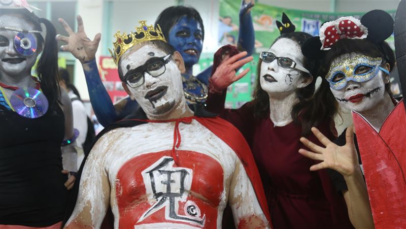 鳳林百鬼夜行祭　扮鬼路跑嚇走疫情