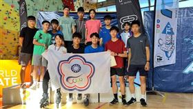 ▲台灣自由式滑輪代表團在巴黎世界盃摘下4金3銅。（圖／中華台北滑輪溜冰協會提供）