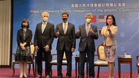 美國「大西洋理事會」（The Atlantic Council）訪問團（圖／記者高逸帆攝影）