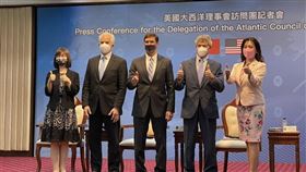 美國「大西洋理事會」（The Atlantic Council）訪問團（圖／記者高逸帆攝影）