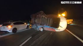 國道,岡山,車禍,追撞,混擬土車