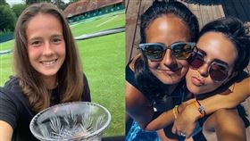 ▲俄羅斯網球女單一姐卡薩金娜（Daria Kasatkina）公開出櫃。（組合圖／翻攝自Daria Kasatkina IG）