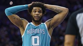 ▲布里吉斯（Miles Bridges）因家暴案自毀前程。（圖／美聯社／達志影像）