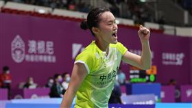 ▲許玟琪逆轉晉級台北公開賽女單16強。（圖／大會提供）