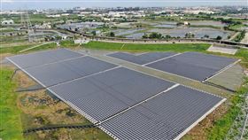 五甲尾滯洪池光電廠20日啟用。（圖／進金生能源提供）
