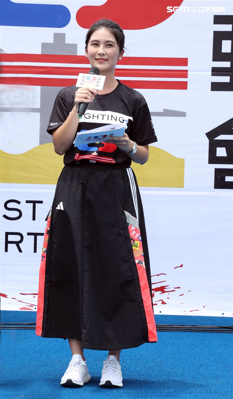 「全明星運動會」第四季新加入主持人卓君澤（卓卓）。（記者邱榮吉/攝影）