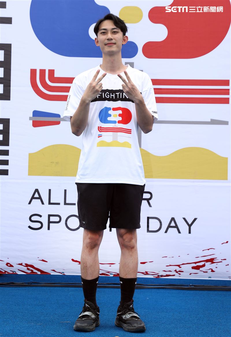 「全明星運動會」第四季林志宇。（記者邱榮吉/攝影）