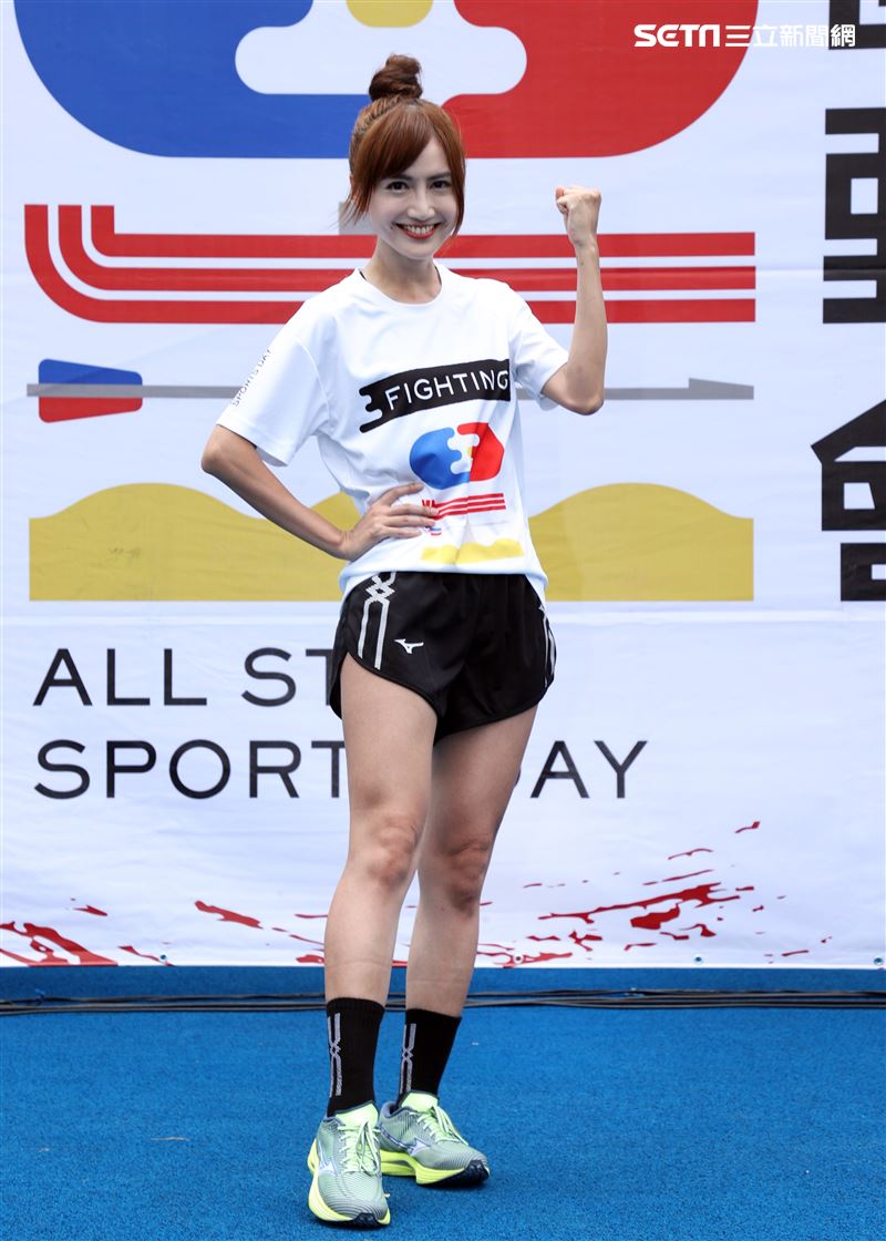 「全明星運動會」第四季翁滋蔓。（記者邱榮吉/攝影）