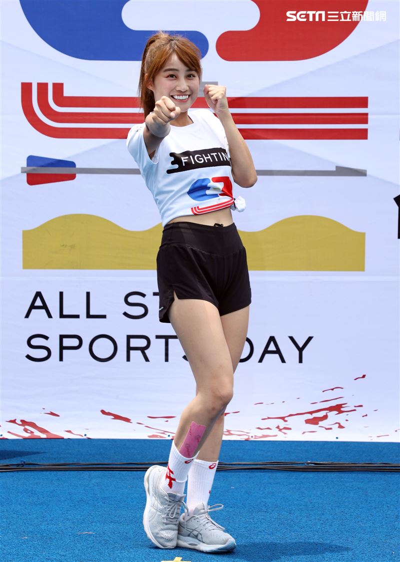 「全明星運動會」第四季陳伊。（記者邱榮吉/攝影）