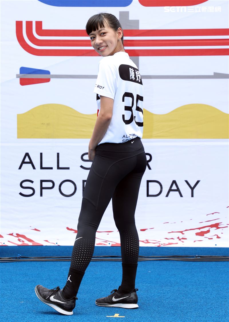 「全明星運動會」第四季陳妤。（記者邱榮吉/攝影）