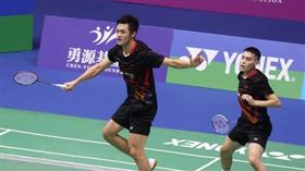 ▲張課琦、柏禮維無緣台北公開賽男雙16強。（圖／大會提供）