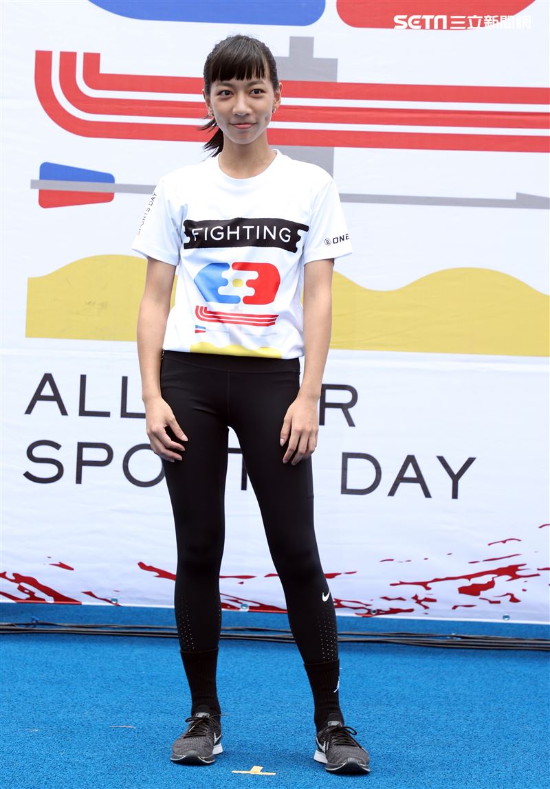 「全明星運動會」第四季陳妤。（記者邱榮吉/攝影）