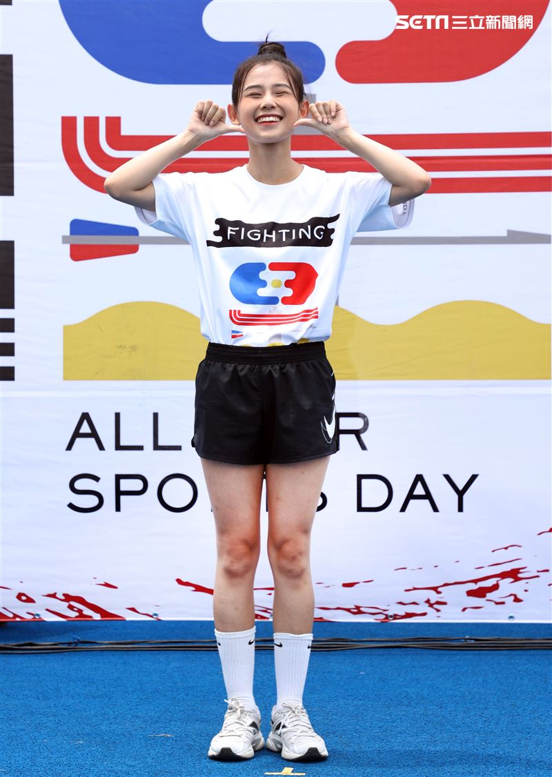「全明星運動會」第四季謝予容。（記者邱榮吉/攝影）