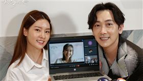 ▲施名帥、陳語安出席《愛情發生在三天後》媒體聯訪。（圖／八大提供）