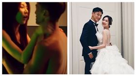 曾莞婷曬出和鍾承翰的婚紗照。（圖／翻攝自曾莞婷IG)