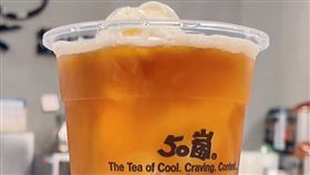 冰淇淋紅茶，圖／翻攝自50嵐 中區臉書粉專