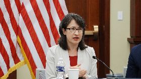 蕭美琴出席眾院中國工作小組座談