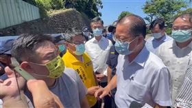 坤輿掩埋場，爆發流血衝突，警政署長黃明昭，到場關切，指示嚴懲嚴辦(圖／翻攝畫面)