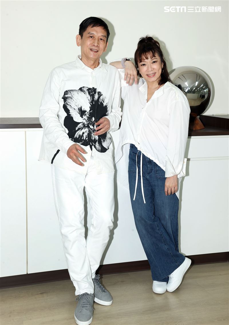 趙詠華、殷正洋三立新聞網專訪。（記者邱榮吉/攝影）