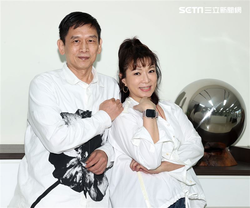 趙詠華、殷正洋三立新聞網專訪。（記者邱榮吉/攝影）