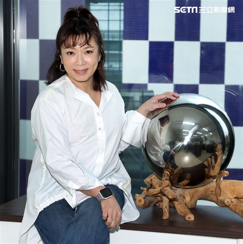 趙詠華三立新聞網專訪。（記者邱榮吉/攝影）