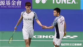 ▲羽球雙打選手李洋、王齊麟。（圖／記者劉彥池攝影）