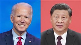 美國總統拜登（左）20日說，預期在「未來10天內」與中國國家主席習近平（右）談話。（圖／翻攝自facebook.com/POTUS、中新社）
