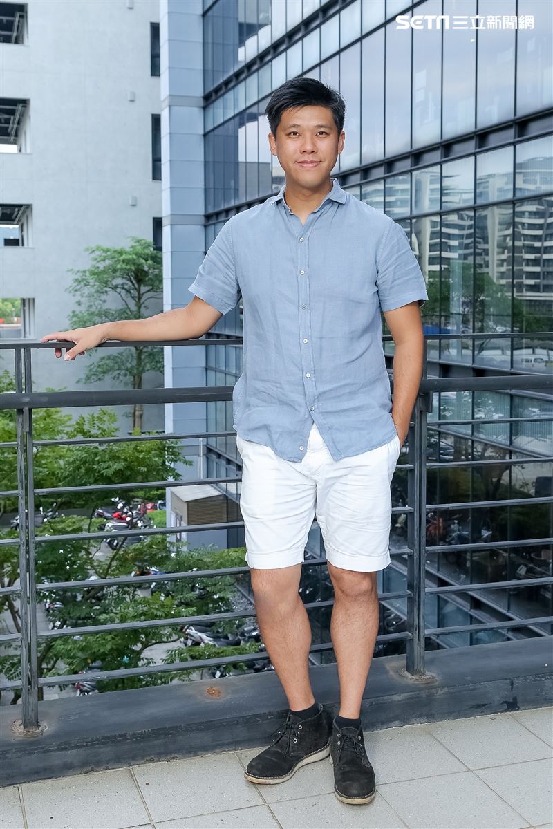 葛斯齊三立新聞網專訪。（圖／記者楊澍攝影）