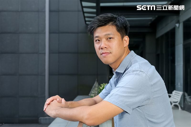 葛斯齊三立新聞網專訪。（圖／記者楊澍攝影）